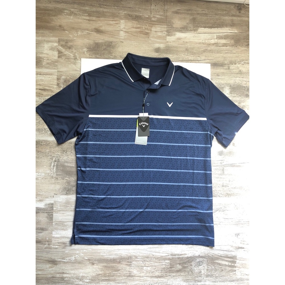 Callaway Men’s Stripped Golf Polo
